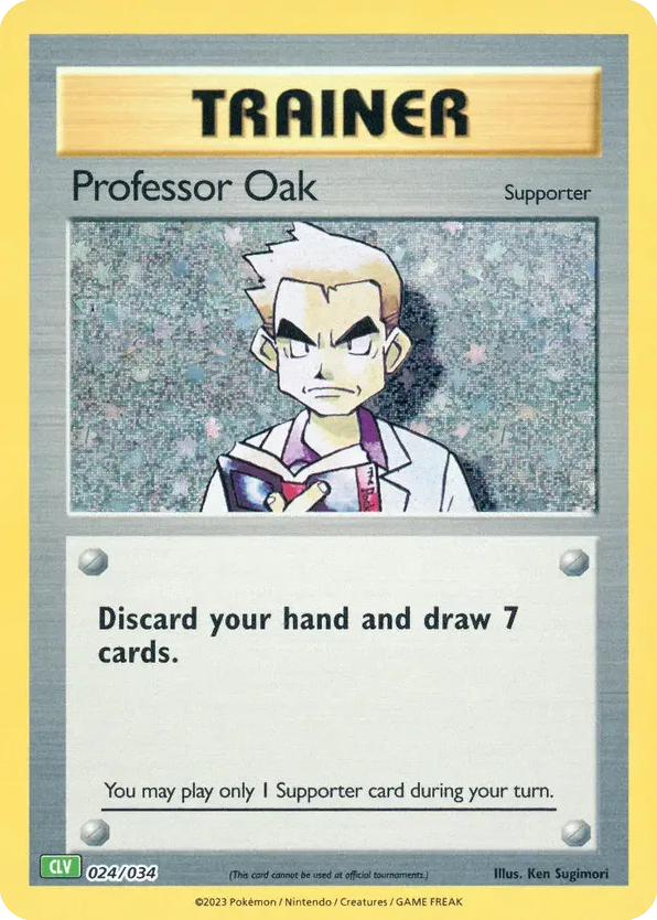 Professor Oak 024/034 Pokémon TCG Classic - Venusaur