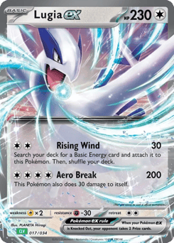 Lugia ex 017/034 Pokémon TCG Classic - Venusaur