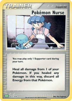 Pokémon Nurse 023/034 Pokémon TCG Classic - Venusaur