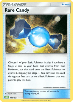 Rare Candy 025/034 Pokémon TCG Classic - Venusaur