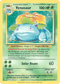 Venusaur 003/034 Pokémon TCG Classic - Venusaur