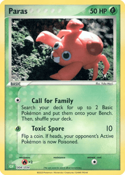 Paras 004/034 Pokémon TCG Classic - Venusaur