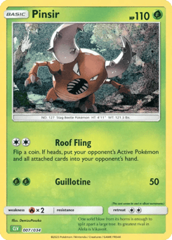 Pinsir 007/034 Pokémon TCG Classic - Venusaur