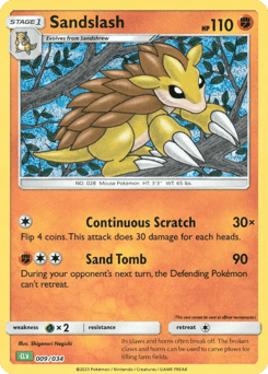Sandslash 009/034 Pokémon TCG Classic - Venusaur
