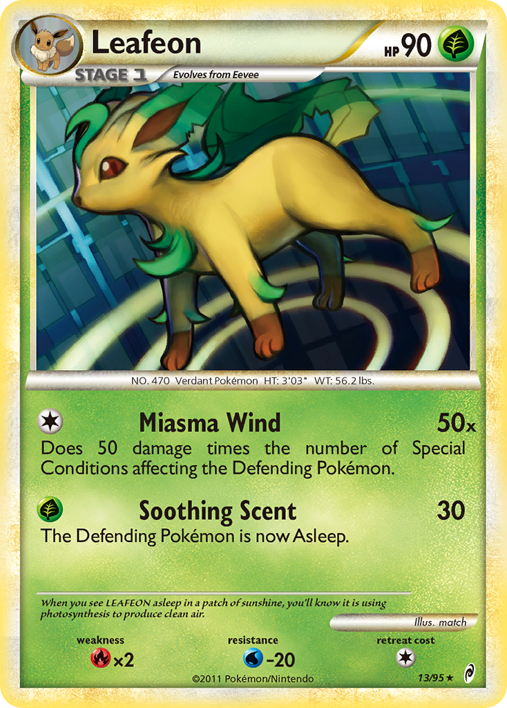 Leafeon 13/95 Call of Legends