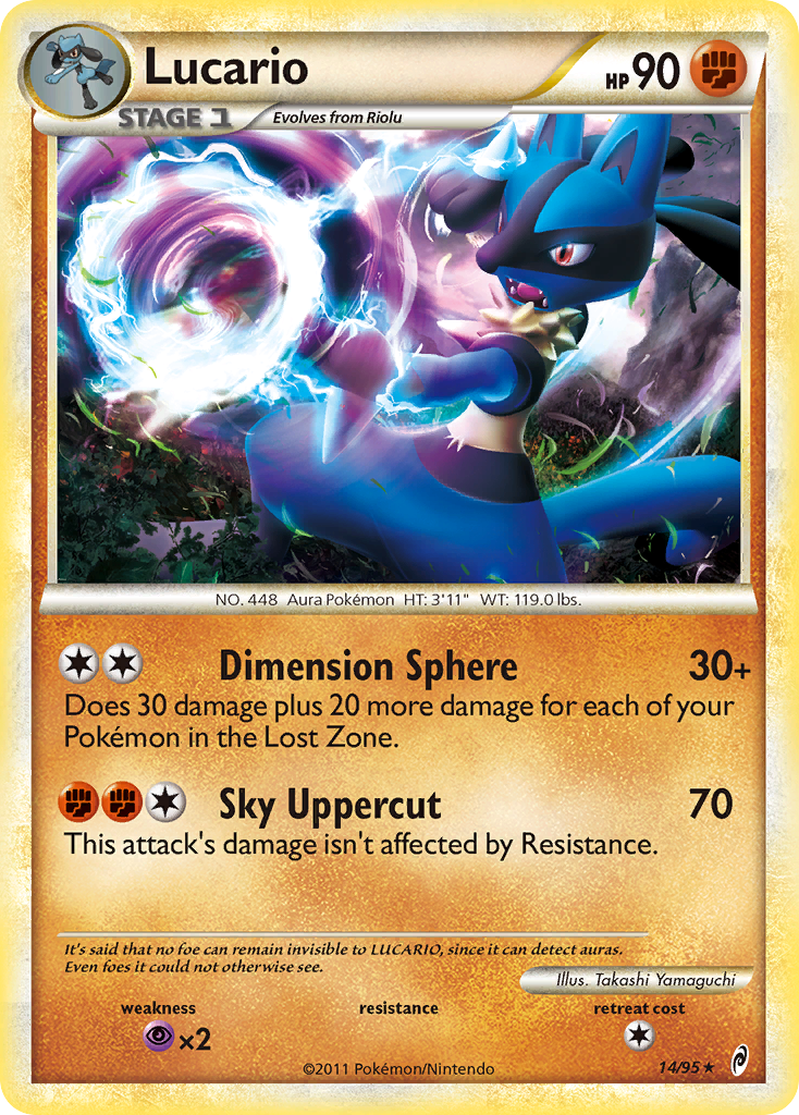 Lucario 14/95 Call of Legends