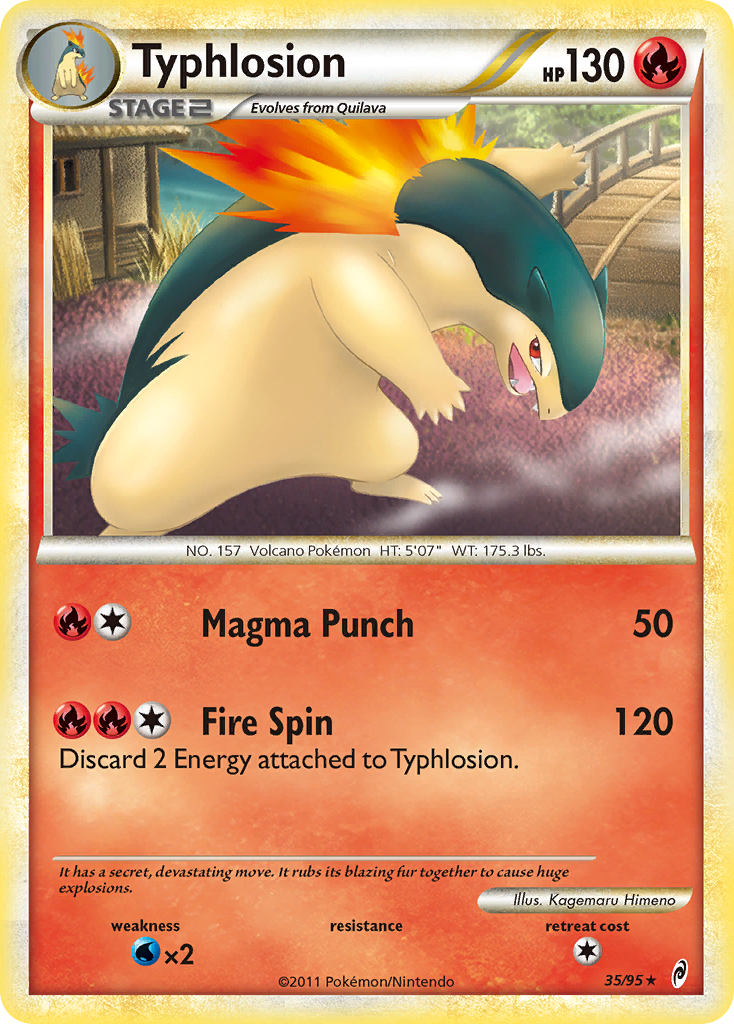 Typhlosion 35/95 Call of Legends