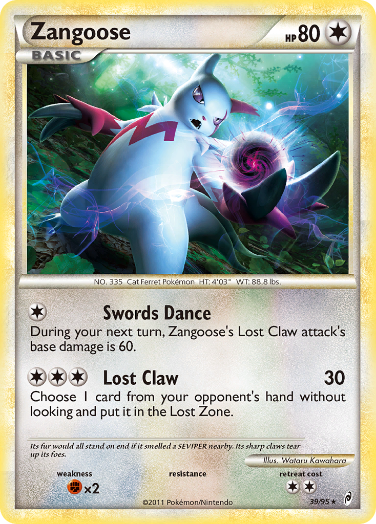 Zangoose 39/95 Call of Legends