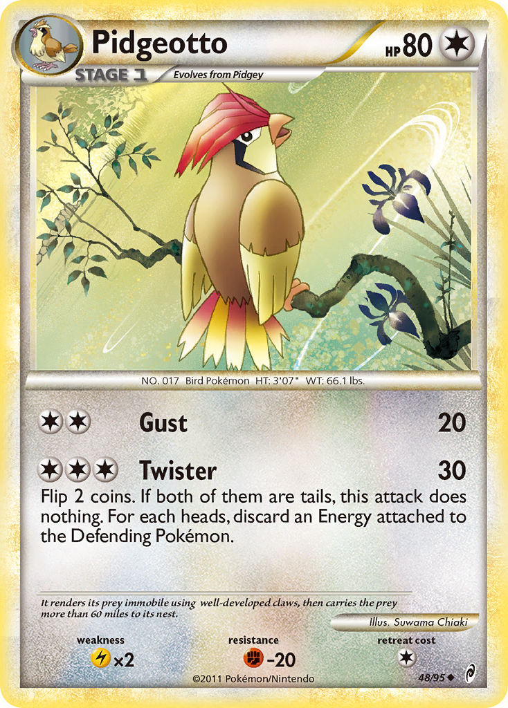 Pidgeotto 48/95 Call of Legends