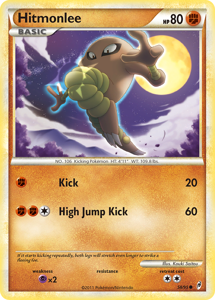 Hitmonlee 58/95 Call of Legends
