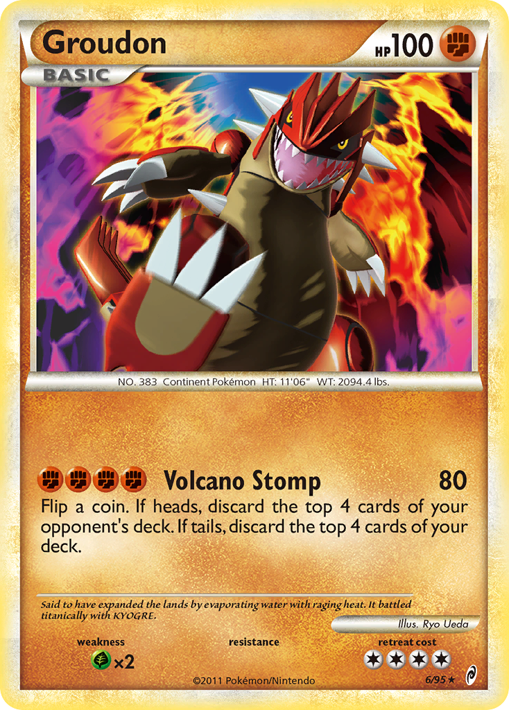Groudon 6/95 Call of Legends