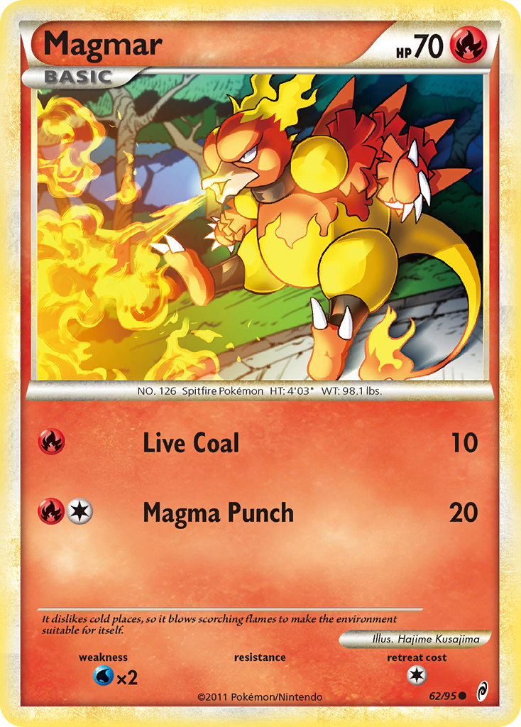 Magmar 62/95 Call of Legends