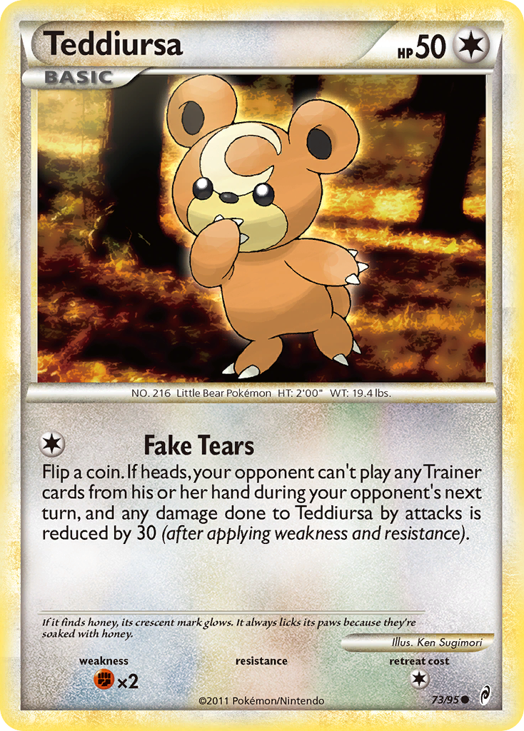 Teddiursa 73/95 Call of Legends