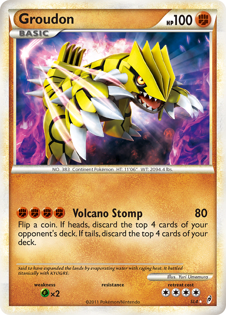 Groudon SL4 Call of Legends