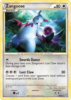 Zangoose 39/95 Call of Legends