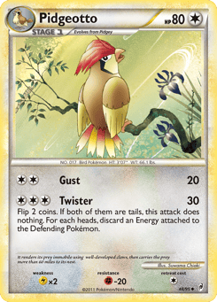 Pidgeotto 48/95 Call of Legends