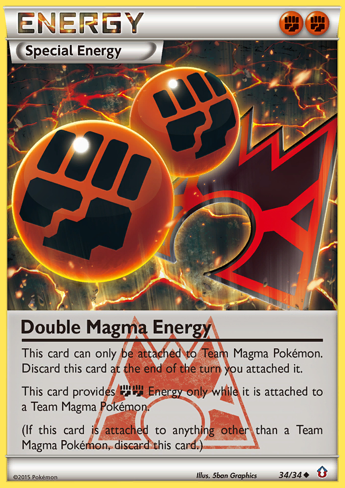 Double Magma Energy 34/34 Double Crisis