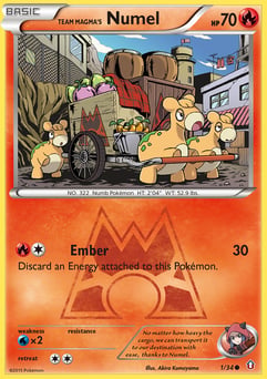 Team Magma's Numel 1/34 Double Crisis