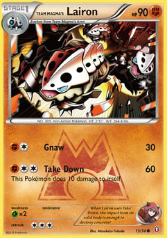Team Magma's Lairon 13/34 Double Crisis