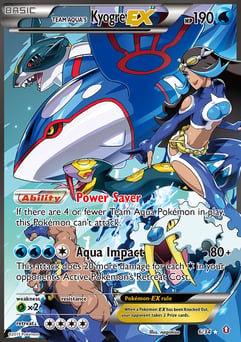 Team Aqua's Kyogre-EX 6/34 Double Crisis