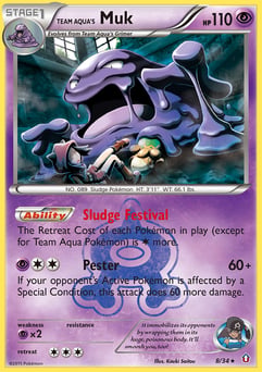 Team Aqua's Muk 8/34 Double Crisis