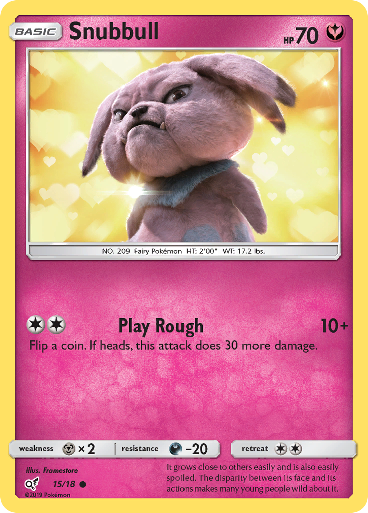 Snubbull 15/18 Detective Pikachu