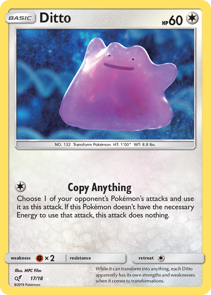 Ditto 17/18 Detective Pikachu