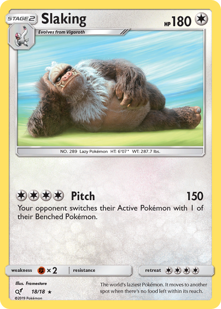 Slaking 18/18 Detective Pikachu