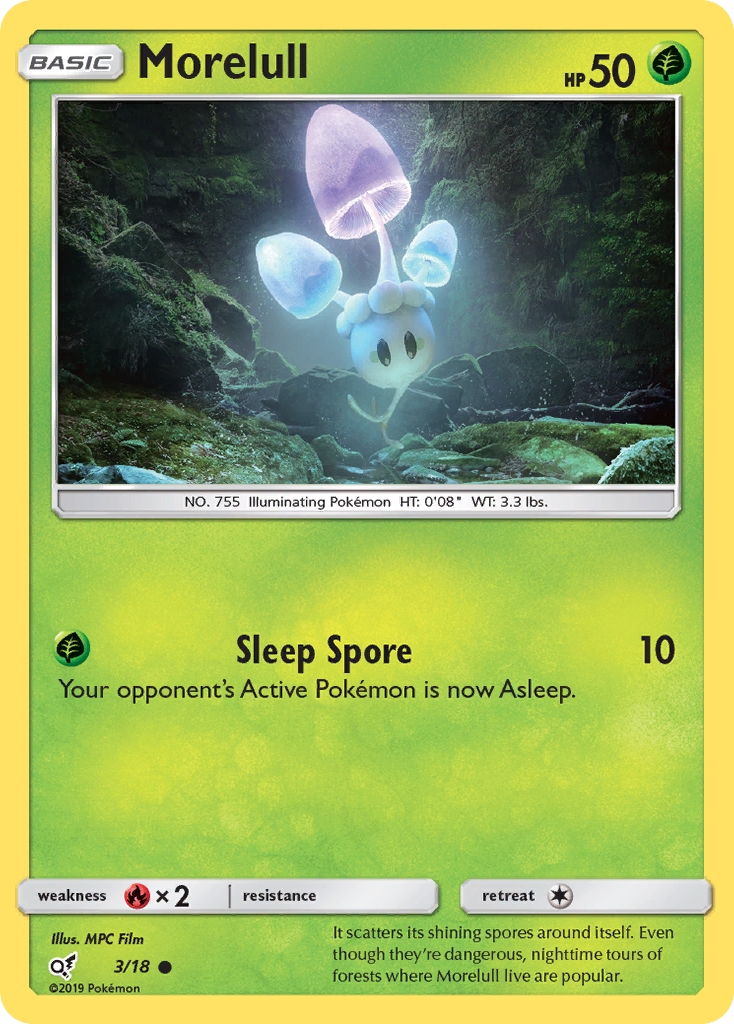 Morelull 3/18 Detective Pikachu