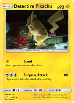 Detective Pikachu 10/18 Detective Pikachu