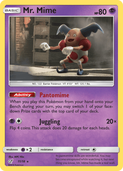 Mr. Mime 11/18 Detective Pikachu