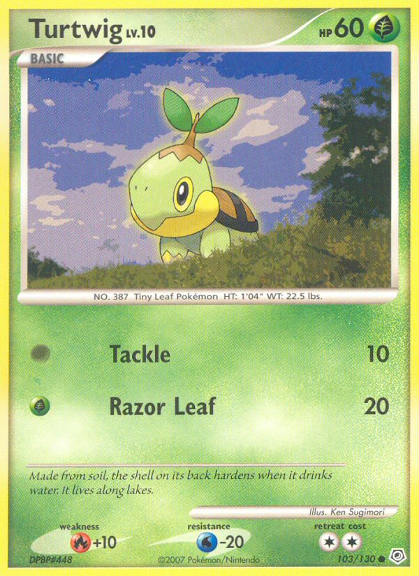 Turtwig 103/130 Diamond & Pearl