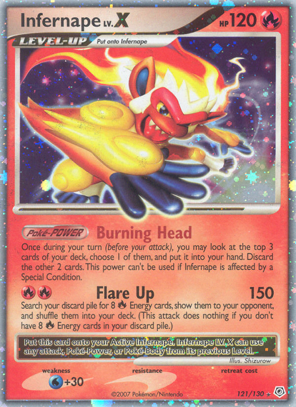 Infernape LV.X 121/130 Diamond & Pearl