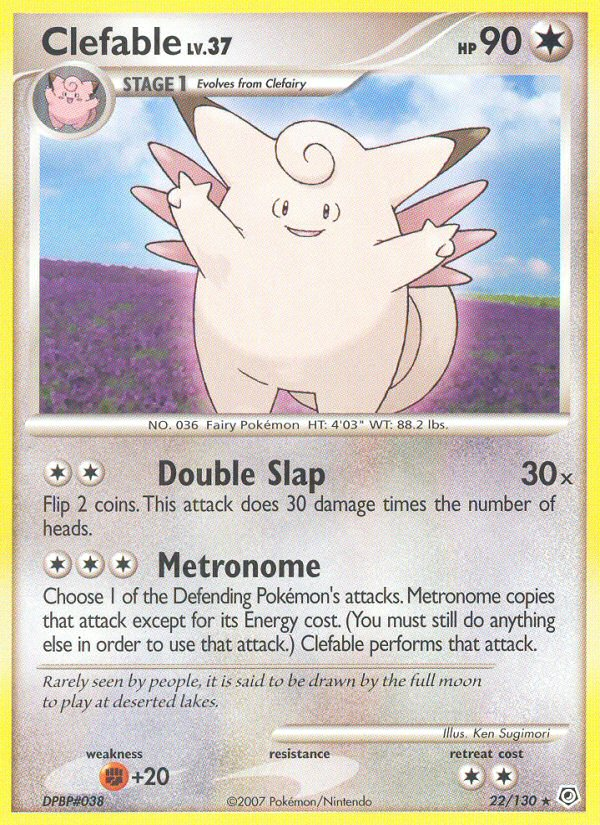 Clefable 22/130 Diamond & Pearl