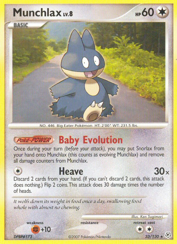 Munchlax 33/130 Diamond & Pearl