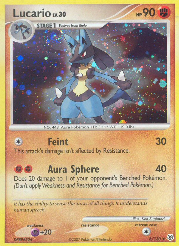 Lucario 6/130 Diamond & Pearl