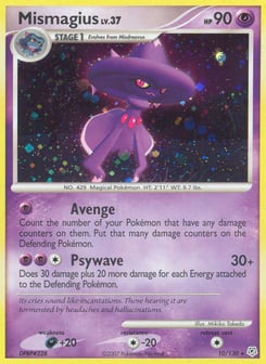 Mismagius 10/130 Diamond & Pearl