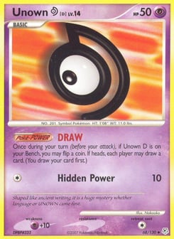 Unown [D] 68/130 Diamond & Pearl