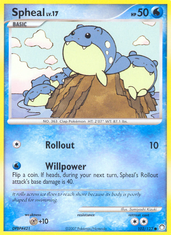 Spheal 102/123 Mysterious Treasures
