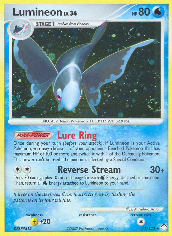 Lumineon 11/123 Mysterious Treasures