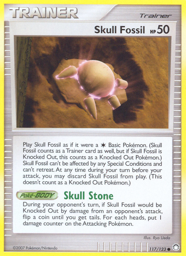 Skull Fossil 117/123 Mysterious Treasures