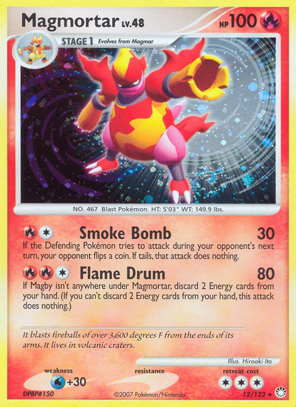 Magmortar 12/123 Mysterious Treasures