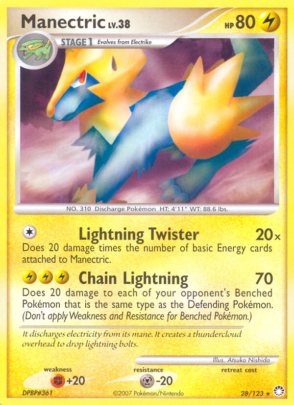 Manectric 28/123 Mysterious Treasures