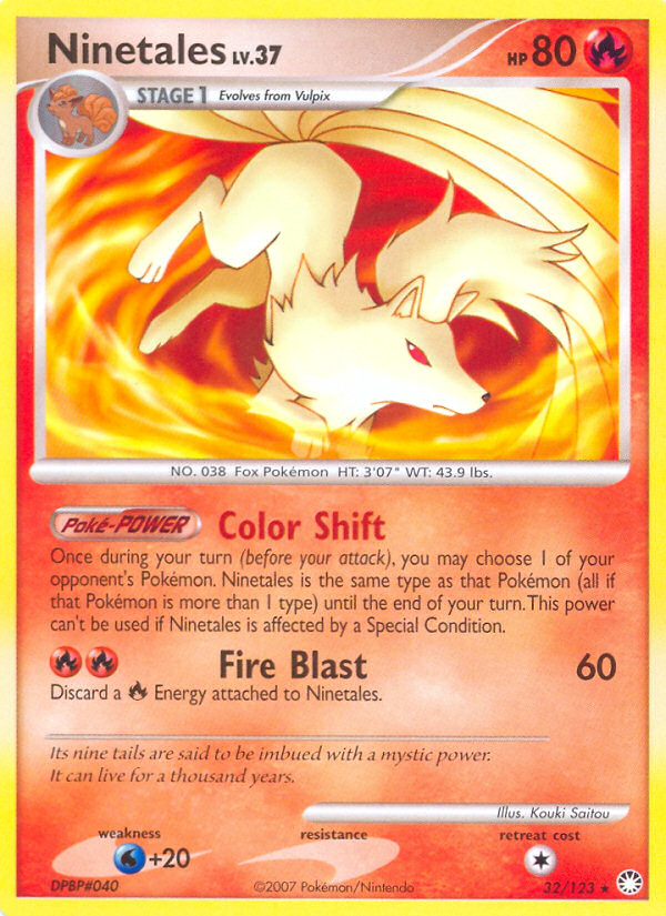 Ninetales 32/123 Mysterious Treasures