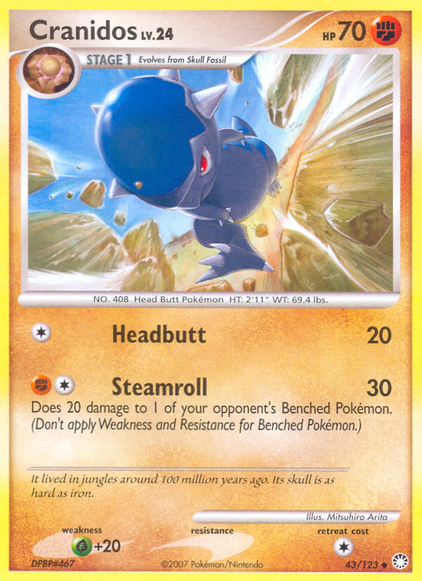 Cranidos 43/123 Mysterious Treasures