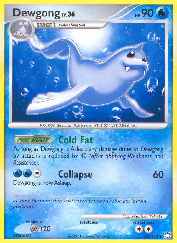 Dewgong 45/123 Mysterious Treasures