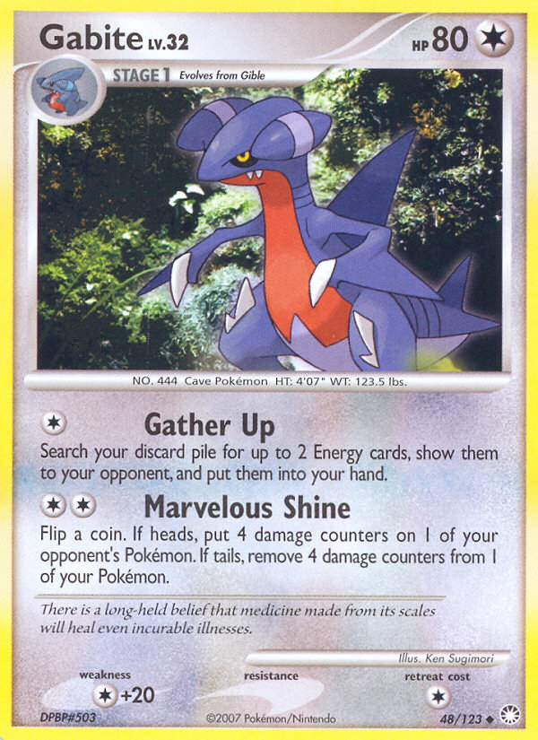 Gabite 48/123 Mysterious Treasures