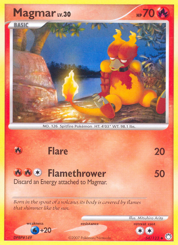Magmar 54/123 Mysterious Treasures