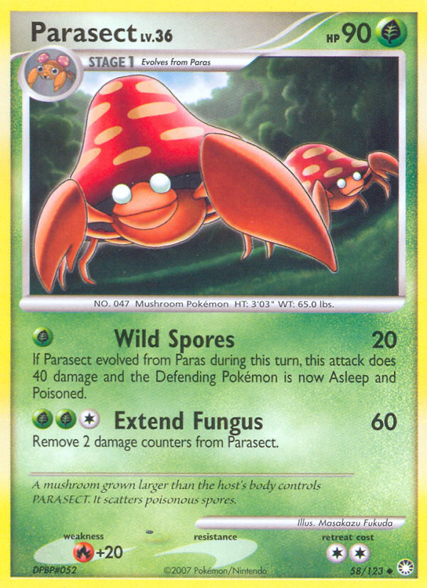 Parasect 58/123 Mysterious Treasures