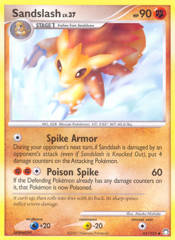 Sandslash 61/123 Mysterious Treasures